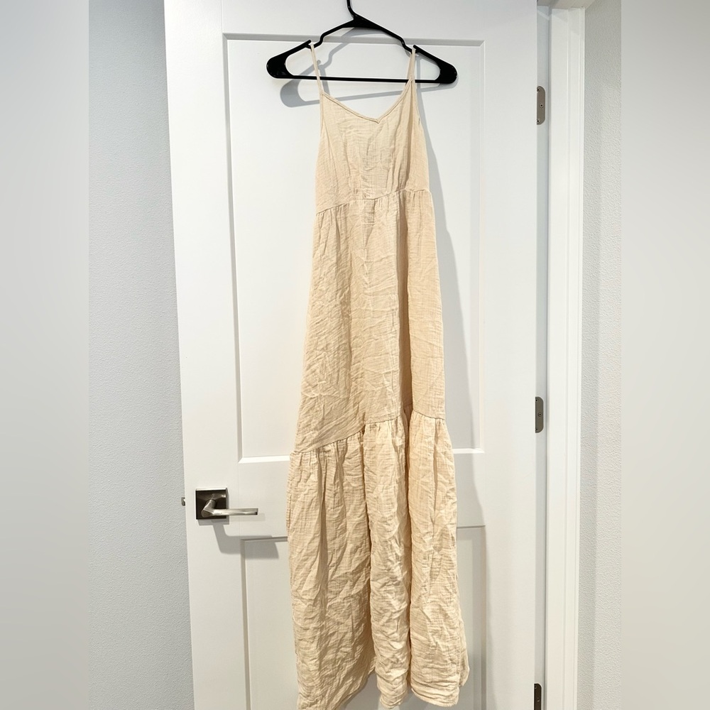 Cream Maxi Dress